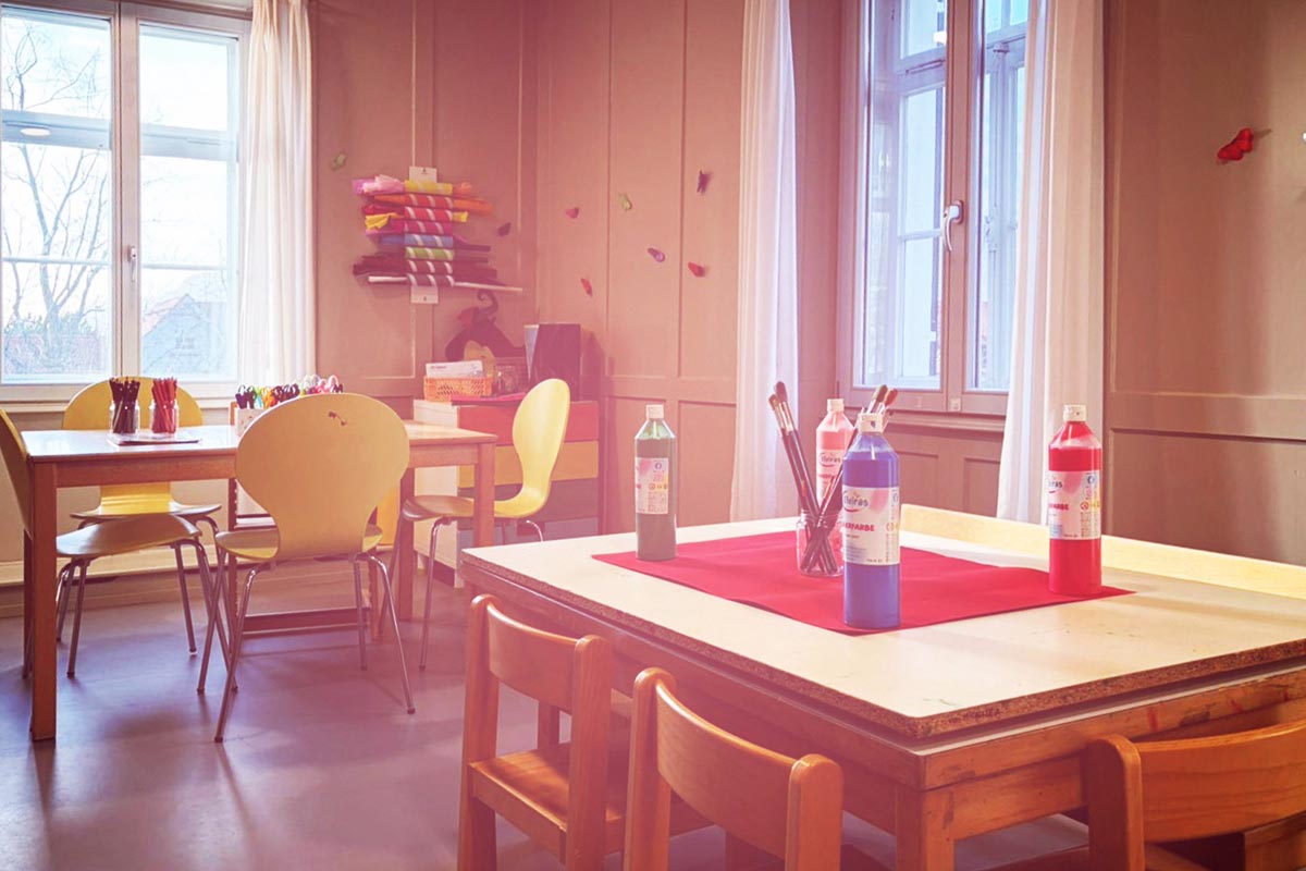 Kita famur - Kreativ-Zimmer Ein Foto des Kreativ-Zimmers der Kita famur.